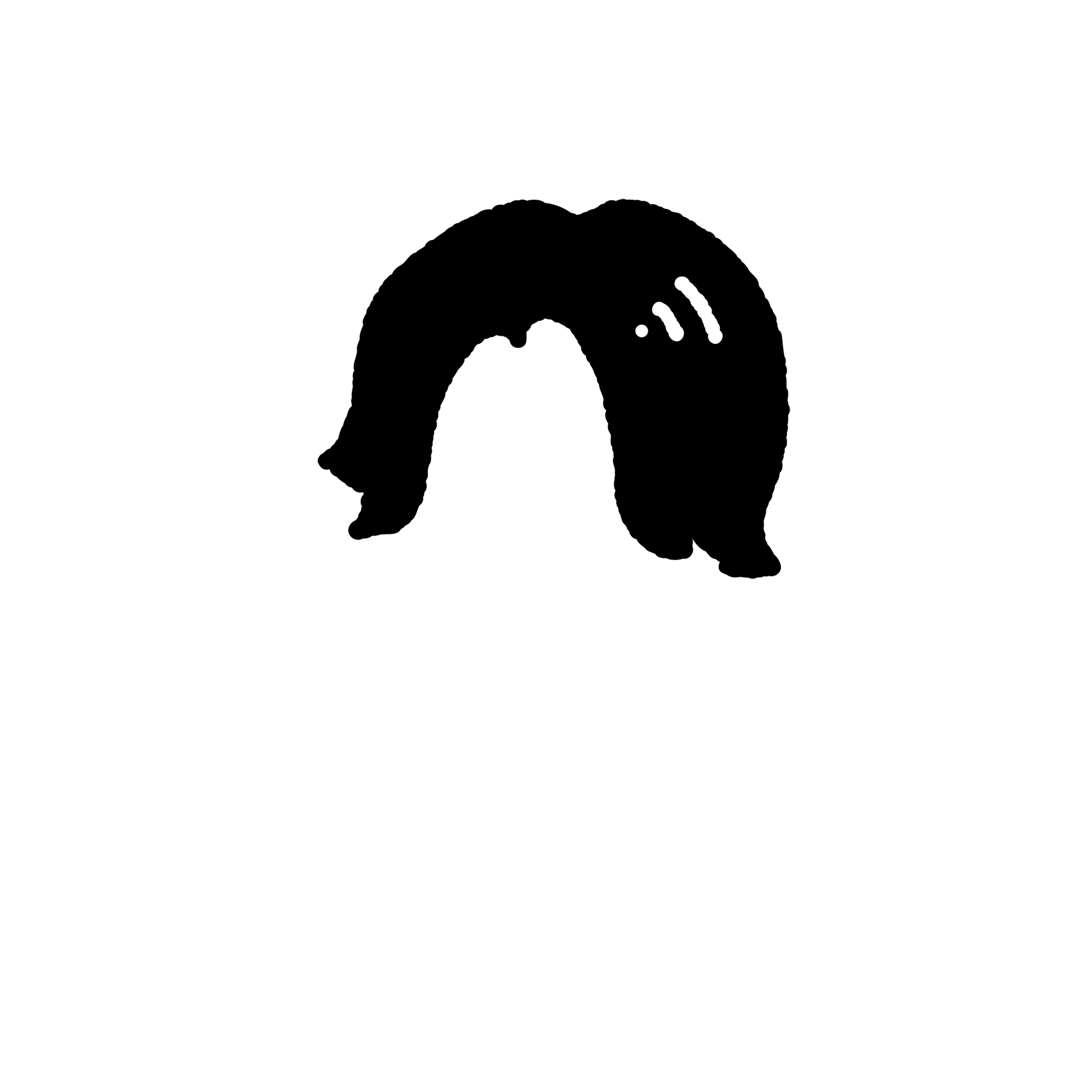 017 センター分け黒