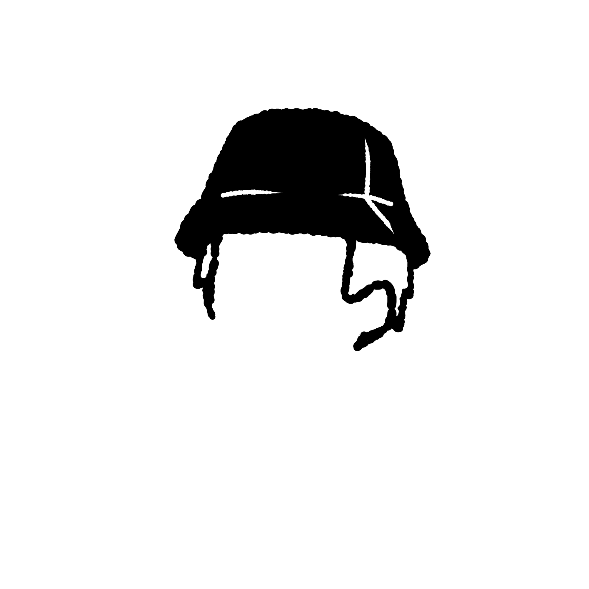 052 バケットハット黒